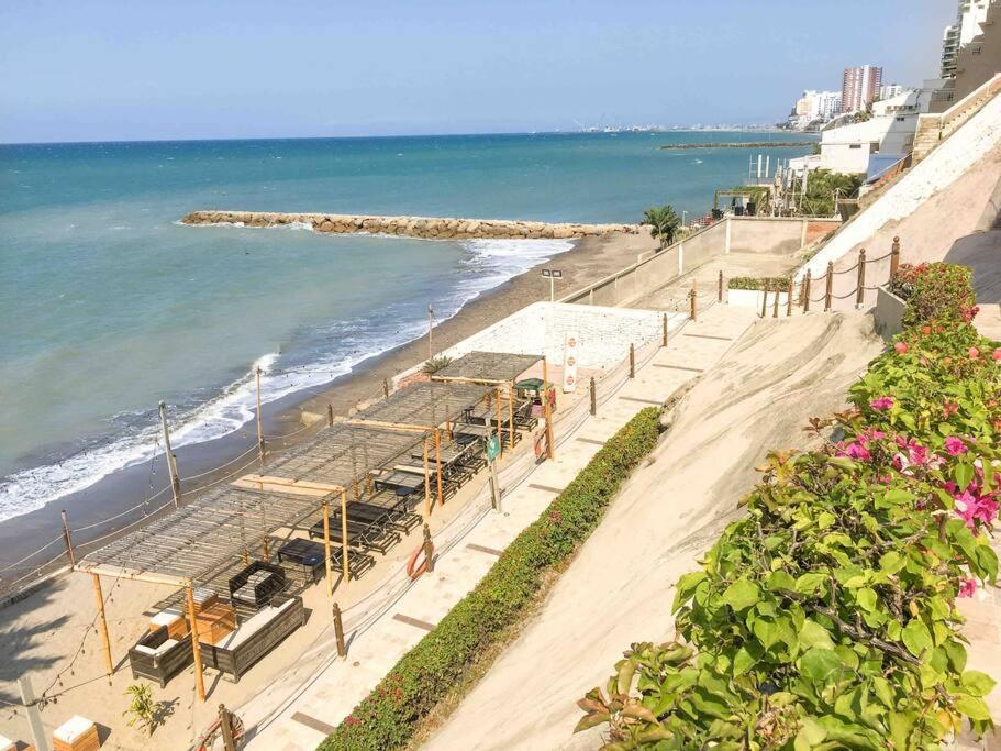P11 Poseidon 5 Stars Elite Ocean View Piscina Apartamento 2 Dormitorios Manta Exterior photo